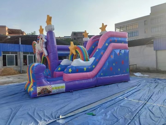 Trượt công viên lâu đài Paly có bơm hơi thương mại dành cho trẻ em
