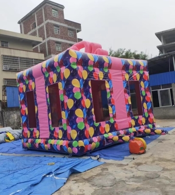 Thiết bị sân chơi lâu đài cho trẻ em Inflatable Bouncer không thấm nước 4x4m