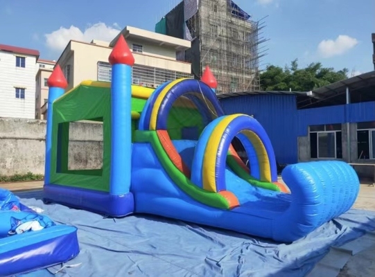 Plato 1000D Combo bơm hơi Cầu trượt Bouncy Castle Jumper Park
