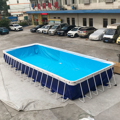 Tấm bạt sân sau dành cho trẻ em Công viên hồ bơi nước di động Khung thép không gỉ